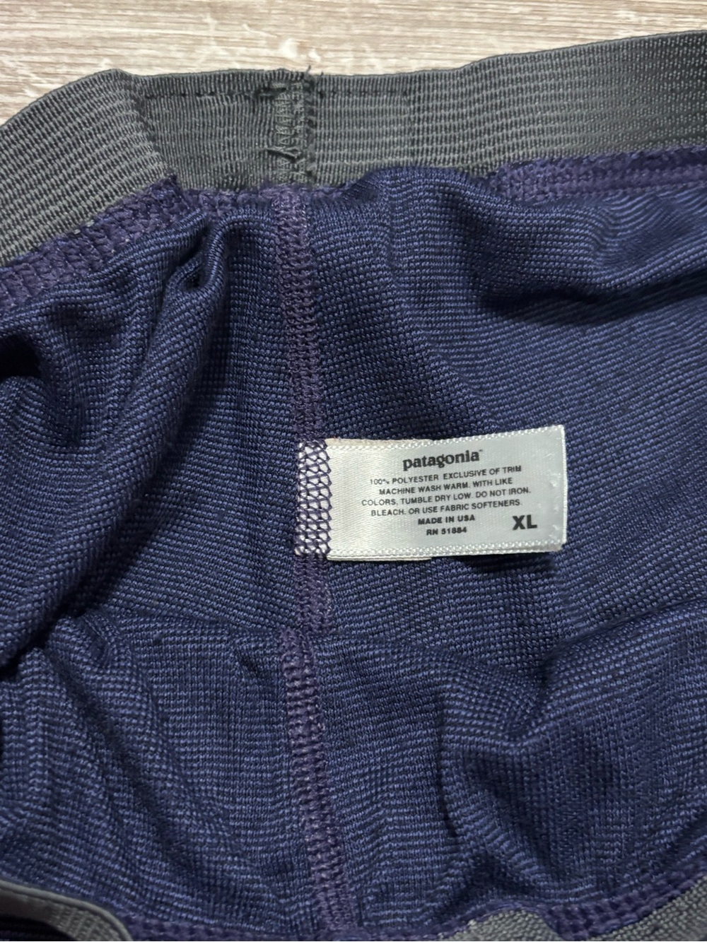 Patagonia Capilene Navy Blue Women's medium weight Thermal Base Layer Pants - Picture 2 of 6